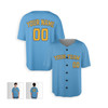 Personalized Men's Milwaukee Brewers Baseball Jersey Sky Blue City Style - Custom Team, Name & Number