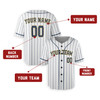 Personalized Men's Milwaukee Brewers Baseball Jersey White Alternate Style - Custom Team, Name & Number