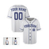 Personalized Men's Milwaukee Brewers Baseball Jersey White Pinstripe Style - Custom Team, Name & Number
