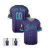 Personalized Men's Arizona Diamondbacks Baseball Jersey Purple City Style - Custom Logo, Name & Number