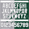 Personalized Baseball Jersey Graffiti Pattern Scratch - White Green Gray