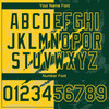 Personalized Baseball Jersey Graffiti Pattern Scratch - Green Yellow