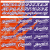 Personalized Baseball Jersey Graffiti Pattern 3D Scratch - White Purple Orange