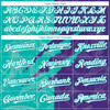Personalized Baseball Jersey Graffiti Pattern Scratch - White Purple Aqua