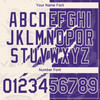Personalized Baseball Jersey Graffiti Pattern Scratch - Purple Cream