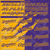 Personalized Baseball Jersey Graffiti Pattern Scratch - Purple Gold