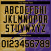 Personalized Baseball Jersey Graffiti Pattern Scratch - Black Purple Old Gold