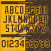 Personalized Baseball Jersey Graffiti Pattern Scratch - Brown Gold