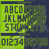Personalized Baseball Jersey Graffiti Pattern Scratch - Navy Neon Green