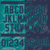Personalized Baseball Jersey Graffiti Pattern Scratch - Navy Teal