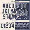 Personalized Baseball Jersey Graffiti Pattern Scratch - Navy Cream