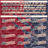 Personalized Baseball Jersey Graffiti Pattern Scratch - Vintage USA Flag Navy Crimson Cream