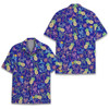 Hawaiian Shirt - Neon Raccoon  Vibrant Animal Print Aloha Shirt