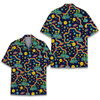 Hawaiian Shirt - Trippy Space Hippie Alien Rainbow Pattern