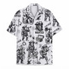 Hawaiian Shirt - Pirate Bigfoot Wanted Poster Treasure Map