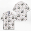 Hawaiian Shirt - Jesus Riding Dinosaur Christian Tropical