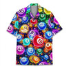 Hawaiian Shirt - Neon Bingo Colorful Lucky Game Night