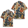 Hawaiian Shirt - Music Instrument Pattern Guitar Saxophone Jazz