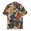 Hawaiian Shirt - Music Instrument Pattern Guitar Saxophone Jazz