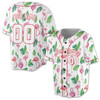 Personalized Flamingo Leaf Baseball Jersey - Custom Name, Team & Number