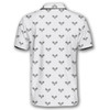 Personalized Polo Shirts Tennis Pattern Emblem - Custom Name