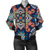 3D Bomber Jacket Bohemian Pattern Print Casual