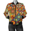 3D Bomber Jacket Bohemian Patchwork Print Pattern Casual