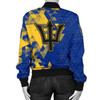 3D Bomber Jacket Barbados Wo - National Flag Polygon Style