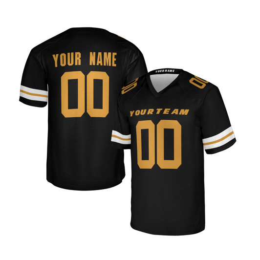 Personalized Men's New York Jets Football Jersey Black Legacy Jersey Style - Custom Team, Name & Number