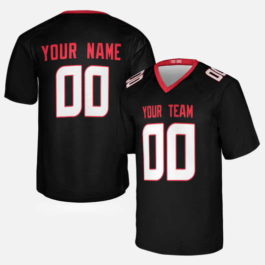 Personalized Men's Houston Texans Football Jersey Black Fan Style - Custom Team, Name & Number