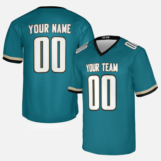 Personalized Men's Jacksonville Jaguars Football Jersey Teal Prowler Retro Style - Custom Team, Name & Number