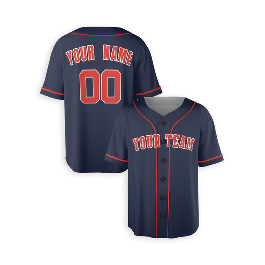 Personalized Men's Houston Astros Baseball Jersey Navy Fan Style - Custom Team, Name & Number