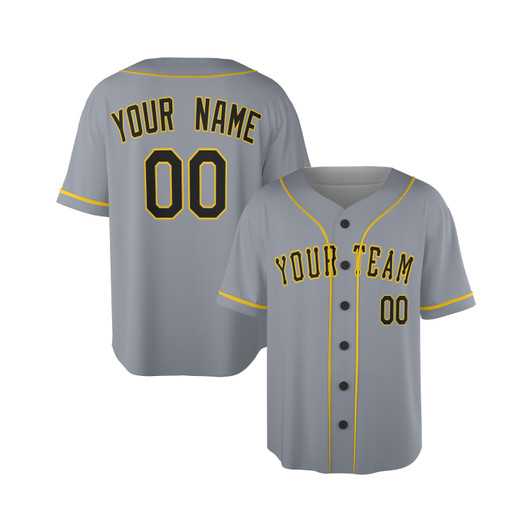 Personalized Men's Pittsburgh Pirates Baseball Jersey Gray Cooperstown City Style - Custom Team, Name & Number