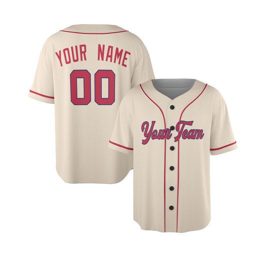 Personalized Men's St. Louis Cardinals Baseball Jersey Cream Alternate Style - Custom Team, Name & Number