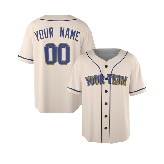 Personalized Men's Seattle Mariners Baseball Jersey Cream Alternate Premier Elite Style - Custom Team, Name & Number