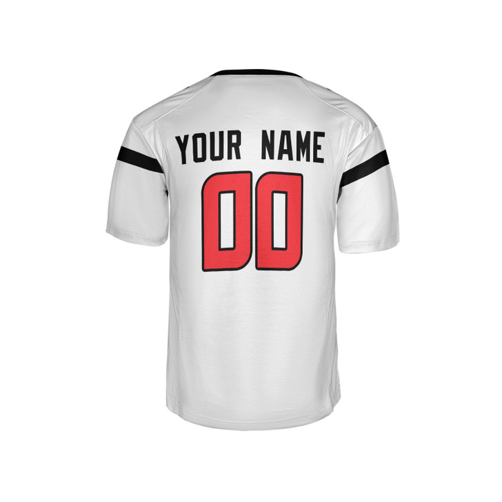 Personalized Men's Houston Texans Football Jersey White Legacy Style - Custom Team, Name & Number
