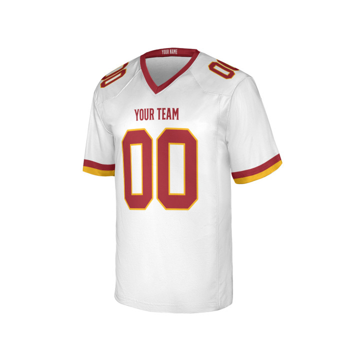 Personalized Men's Washington Commanders Football Jersey White Alternate Style - Custom Team, Name & Number