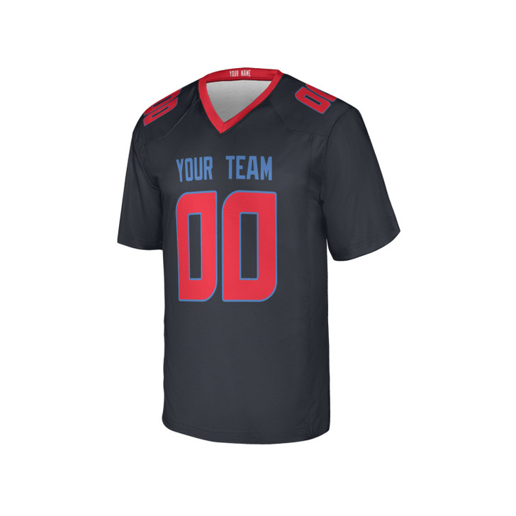 Personalized Men's Houston Texans Football Jersey Navy Alternate Game Style - Custom Team, Name & Number
