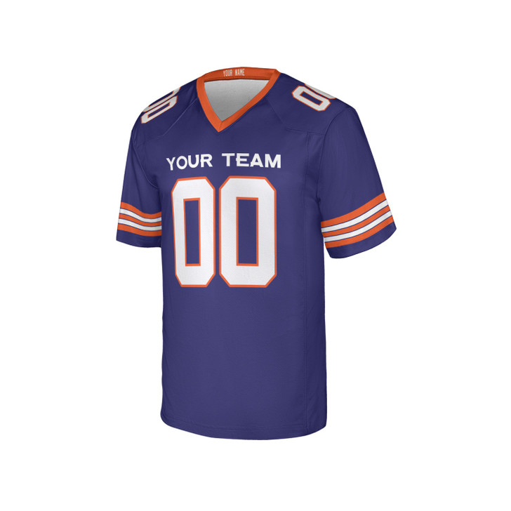 Personalized Men's Denver Broncos Football Jersey Blue Throwback Style - Custom Team, Name & Number