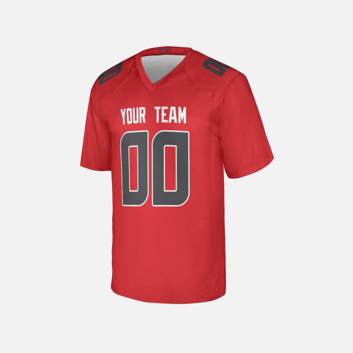 Personalized Men's Houston Texans Football Jersey Red Alternate Fan Style - Custom Team, Name & Number