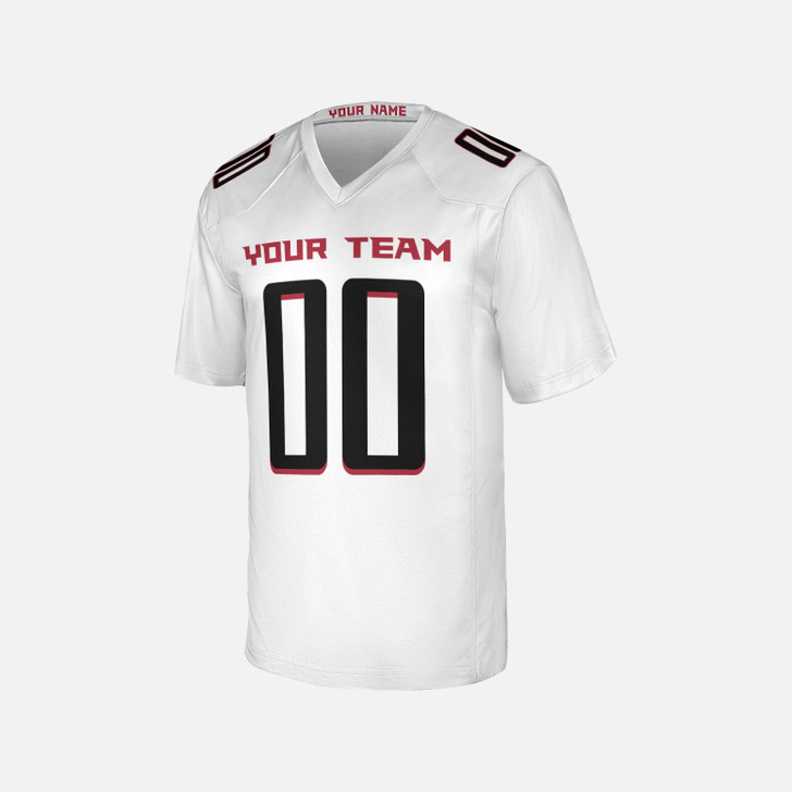 Personalized Men's Atlanta Falcons Football Jersey White Fan Style - Custom Team, Name & Number