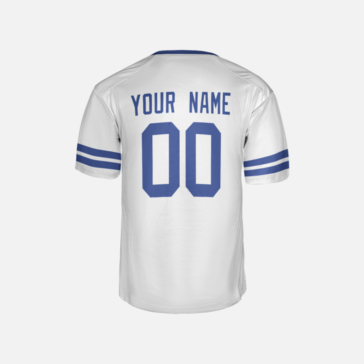 Personalized Men's Indianapolis Colts Football Jersey White Fan Style - Custom Team, Name & Number