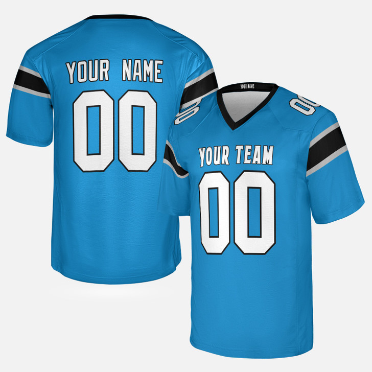 Personalized Men's Carolina Panthers Football Jersey Blue Alternate Style - Custom Team, Name & Number