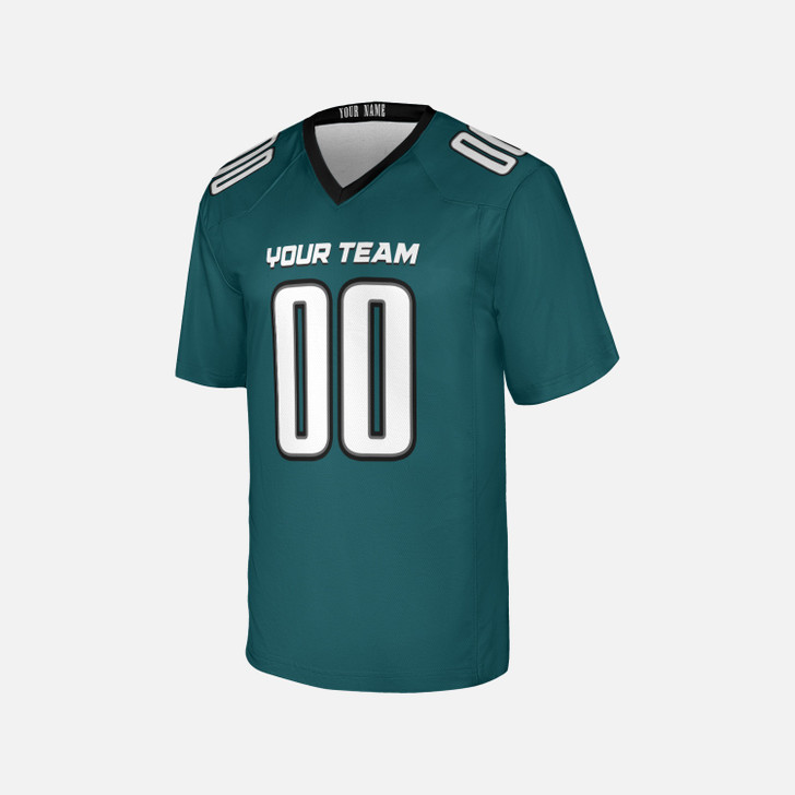 Personalized Men's Philadelphia Eagles Football Jersey Midnight Green Fan Style - Custom Team, Name & Number