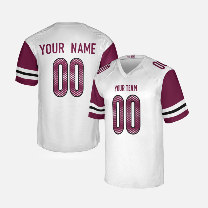 Personalized Men's Washington Commanders Football Jersey White Fan Style - Custom Team, Name & Number