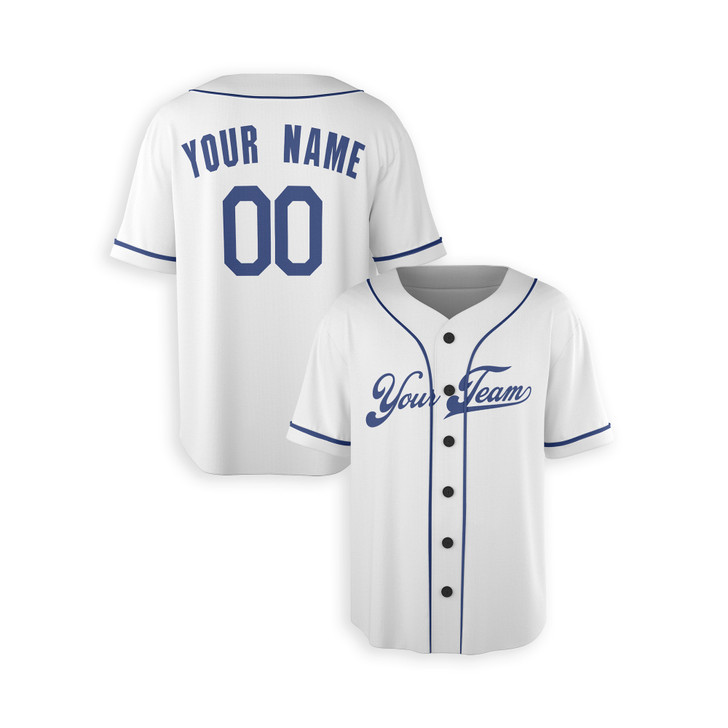 Personalized Men's Kansas City Royals Baseball Jersey White Fan Style - Custom Team, Name & Number