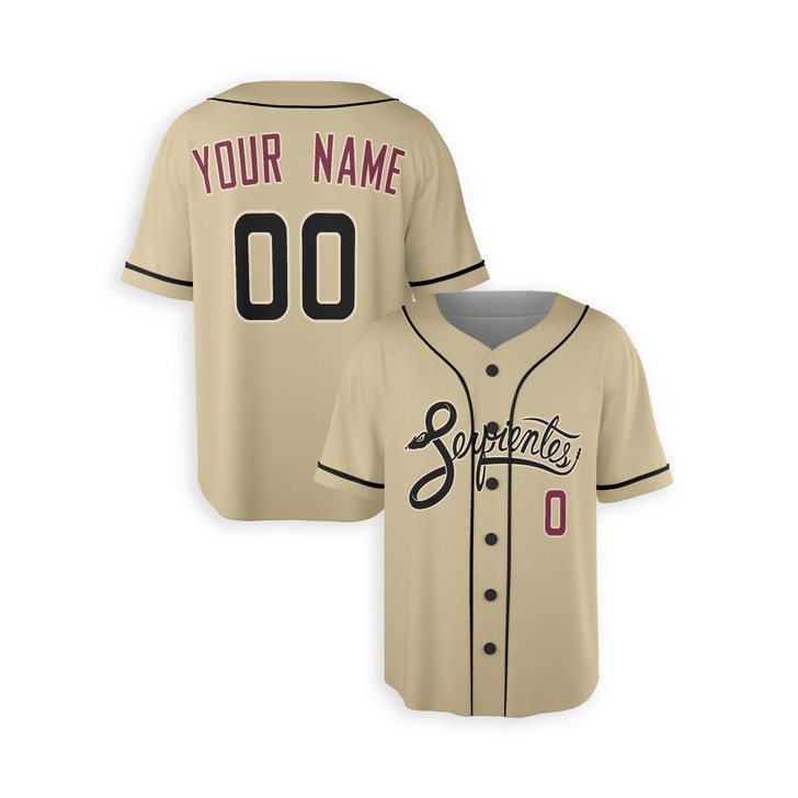 Personalized Men's Arizona Diamondbacks Baseball Jersey Sand City Style - Custom Name & Number