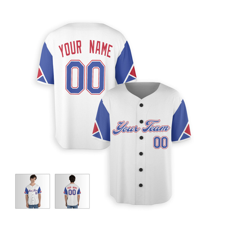 Personalized Men's Atlanta Braves Baseball Jersey White Blue City Style - Custom Team, Name & Number
