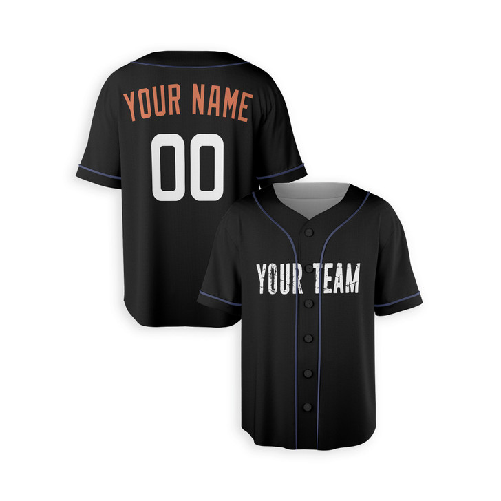 Personalized Men's Baltimore Orioles Baseball Jersey Black City Style - Custom Team, Name & Number