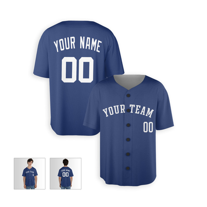 Personalized Men's Kansas City Royals Baseball Jersey Royal Alternate Style - Custom Team, Name & Number